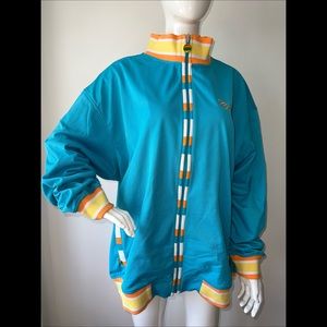 COOGI MEN’S Bird Embroidery Aqua Jacket